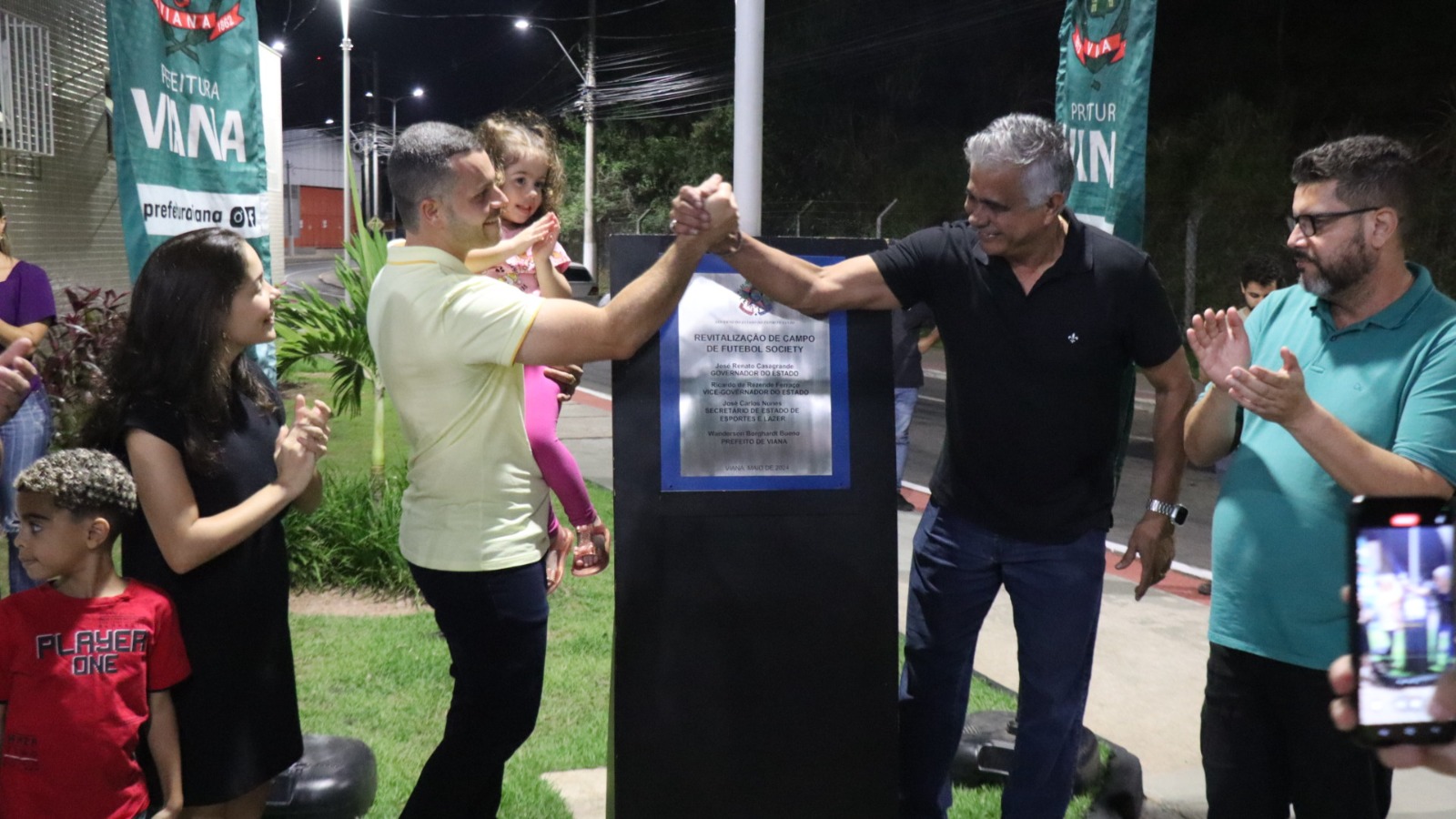 Sesport Governo Do Estado Inaugura Revitaliza O De Campo Bom De Bola